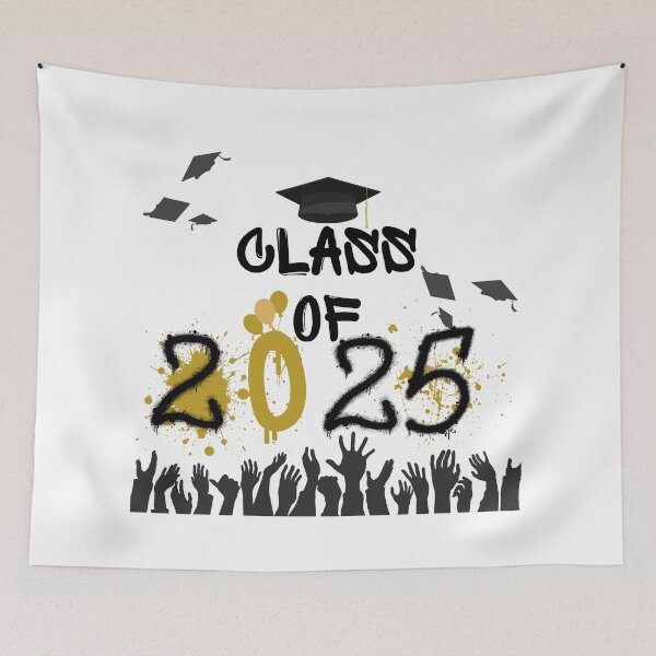 Item preview, Graduation Class of 2025 | Gold Splash Design designed and sold by ANIMESTORE777.