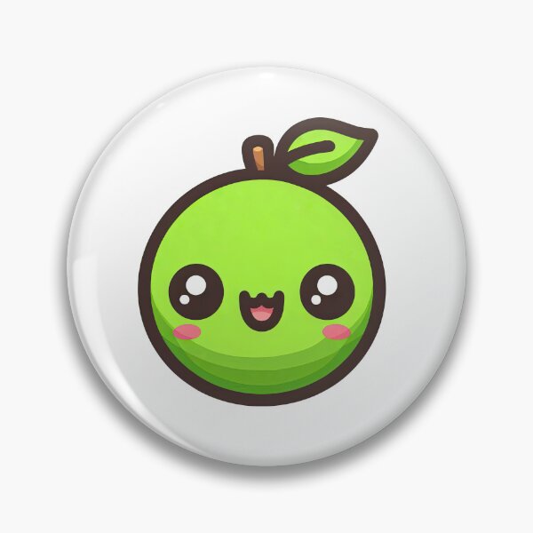 Item preview, Cute Kawaii Lime Cartoon Fruit Character designed and sold by ArtfulWeave.