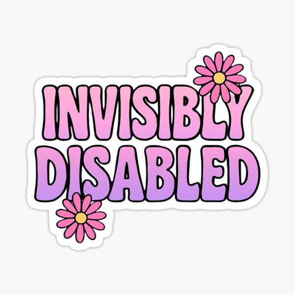 Item preview, Invisibly Disabled Pink Floral designed and sold by Tiel05.