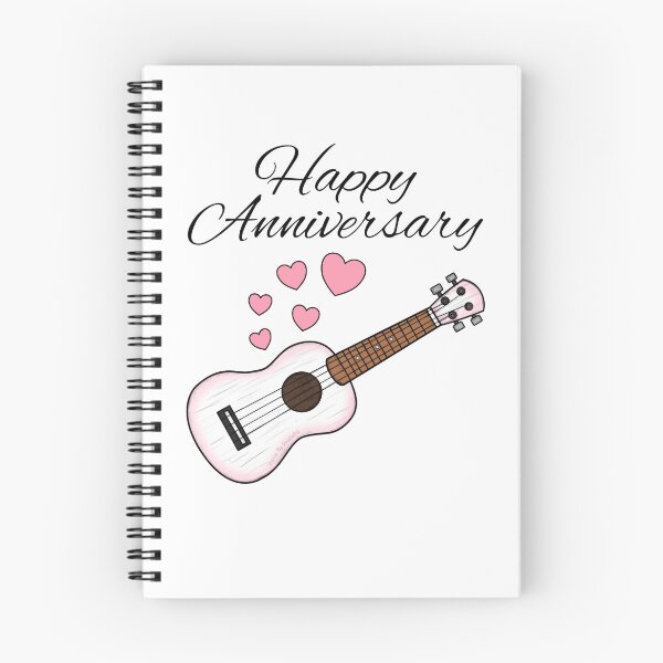 Item preview, Happy Anniversary, Ukulele Uke Player Musician Wedding designed and sold by doodlerob.