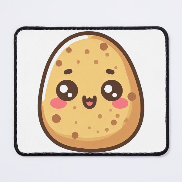 Item preview, Cute Kawaii Potato Cartoon Character with Blush designed and sold by ArtfulWeave.