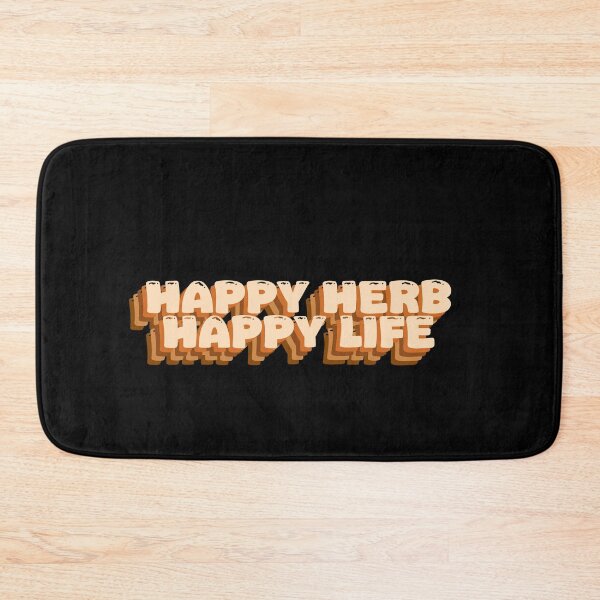 Item preview, Happy Herb Happy Life - Positive Herbal Statement designed and sold by GartenIdeen.