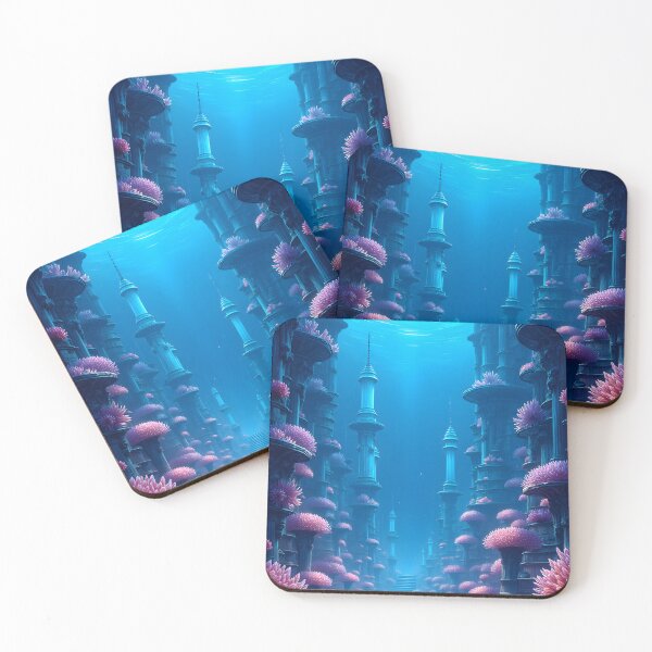 Item preview, The Enchanted Underwater Citadel designed and sold by oanaunciuleanu.