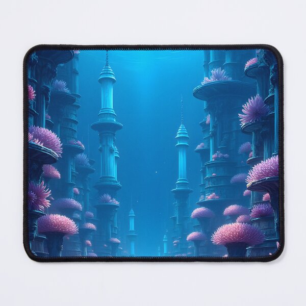 Item preview, The Enchanted Underwater Citadel designed and sold by oanaunciuleanu.