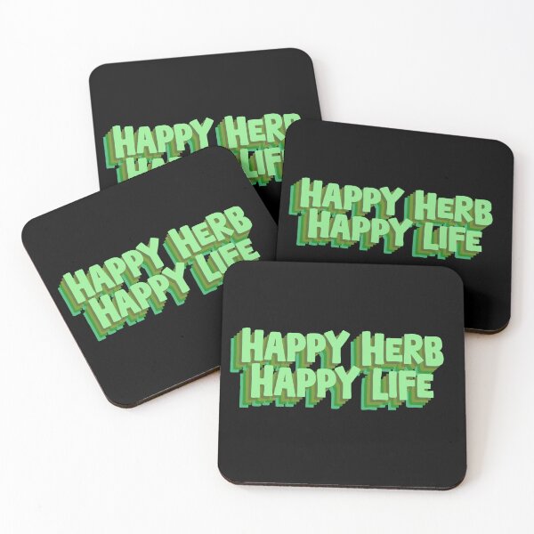 Item preview, Happy Herb Happy Life - Positive Herbal Statement designed and sold by GartenIdeen.