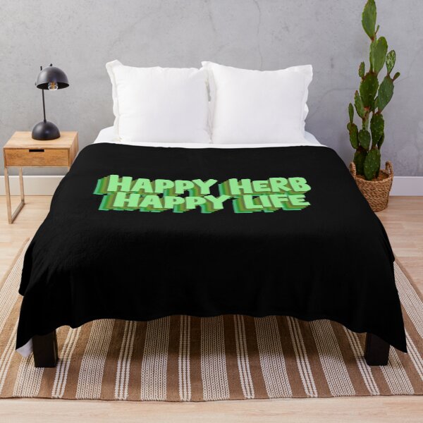 Item preview, Happy Herb Happy Life - Positive Herbal Statement designed and sold by GartenIdeen.