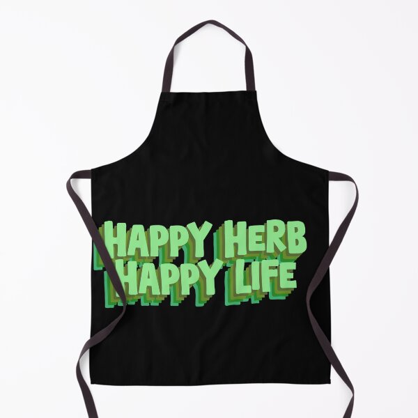 Item preview, Happy Herb Happy Life - Positive Herbal Statement designed and sold by GartenIdeen.