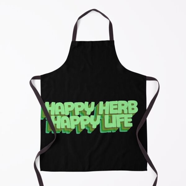 Item preview, Happy Herb Happy Life - Positive Herbal Statement designed and sold by GartenIdeen.