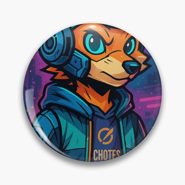 Item preview, Cyber Skater Fox – Guardian of the Neon Streets designed and sold by Doostod.
