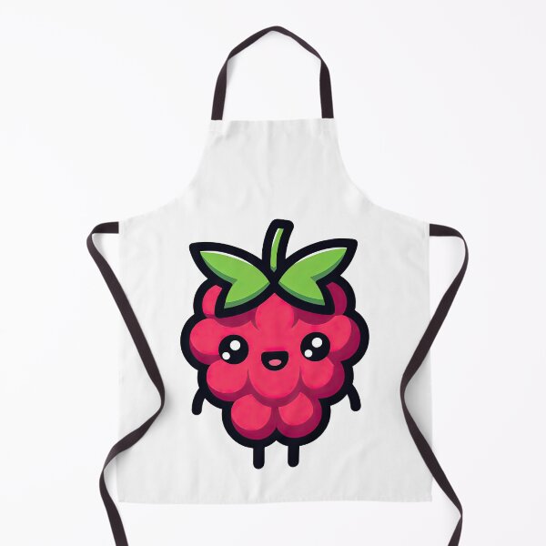 Item preview, Kawaii Raspberry Cartoon Character with Big Eyes designed and sold by ArtfulWeave.