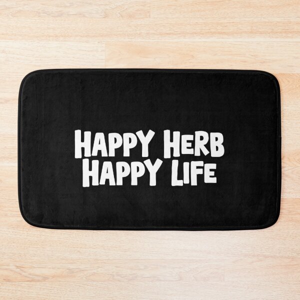 Item preview, Happy Herb Happy Life - Positive Herbal Statement designed and sold by GartenIdeen.