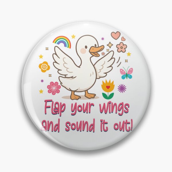 Item preview, Flap Your Wings and Sound It Out – Cute Duck Speech Therapy Appreciation Gifts  for SLPs, Sped Teachers, Kids designed and sold by minlik.