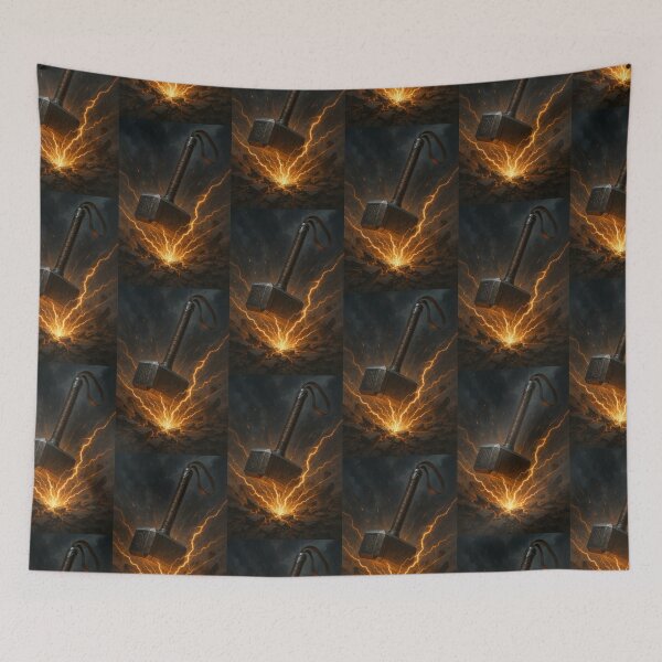 Item preview, The Fury of Mjölnir designed and sold by Gabriel-Flores.