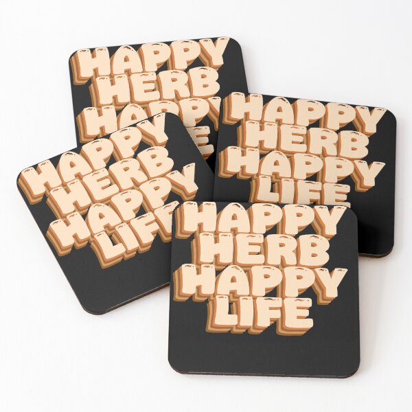 Item preview, Happy Herb Happy Life - Positive Herbal Statement designed and sold by GartenIdeen.