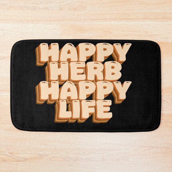 Item preview, Happy Herb Happy Life - Positive Herbal Statement designed and sold by GartenIdeen.
