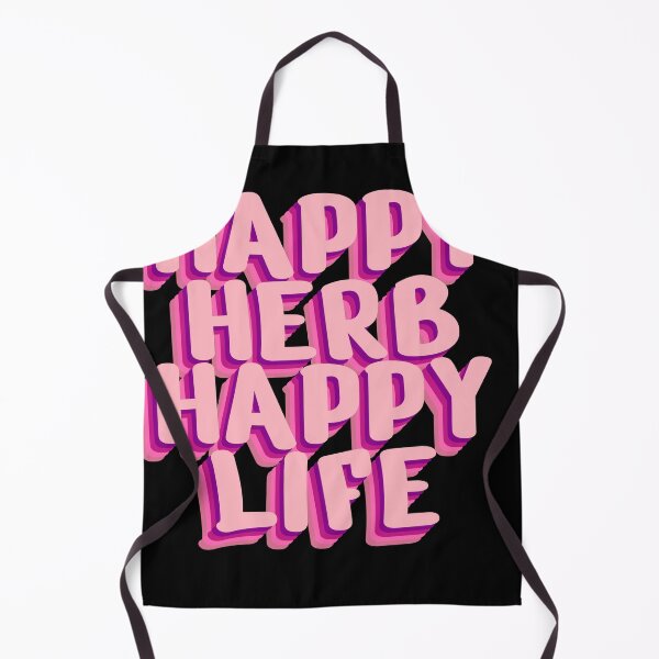 Item preview, Happy Herb Happy Life - Positive Herbal Statement designed and sold by GartenIdeen.