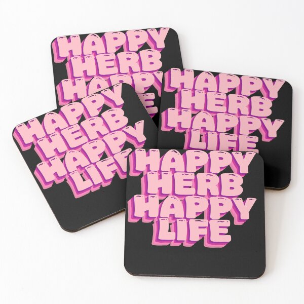 Item preview, Happy Herb Happy Life - Positive Herbal Statement designed and sold by GartenIdeen.