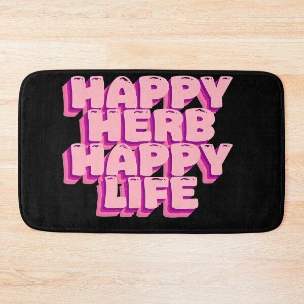 Item preview, Happy Herb Happy Life - Positive Herbal Statement designed and sold by GartenIdeen.