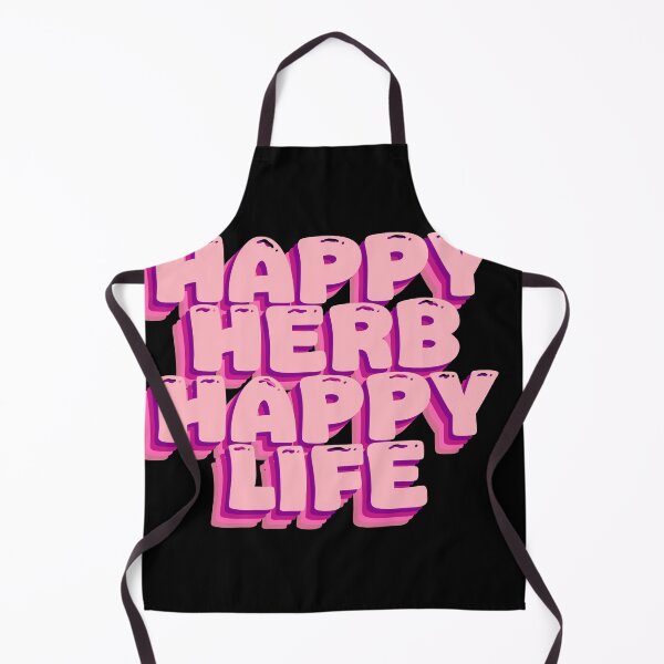 Item preview, Happy Herb Happy Life - Positive Herbal Statement designed and sold by GartenIdeen.
