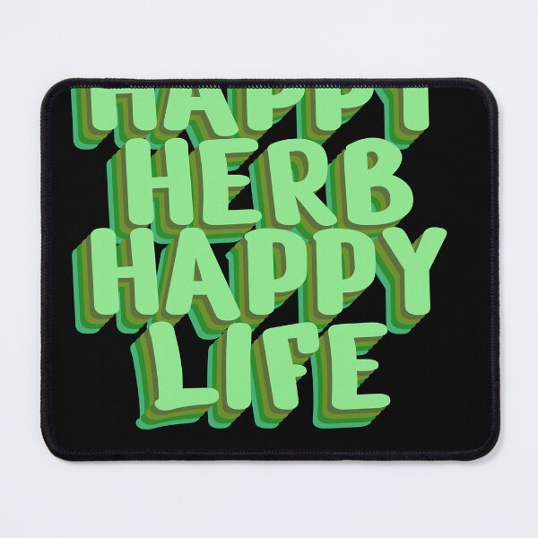 Item preview, Happy Herb Happy Life - Positive Herbal Statement designed and sold by GartenIdeen.