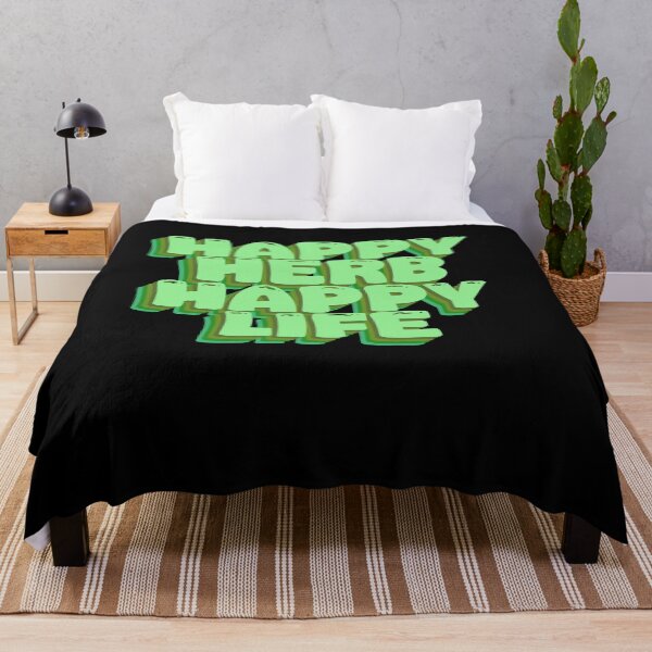 Item preview, Happy Herb Happy Life - Positive Herbal Statement designed and sold by GartenIdeen.