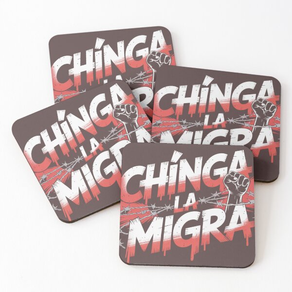 Item preview, Chinga La Migra - Bold Anti Immigration Police Statement Tee designed and sold by Homecrate01.