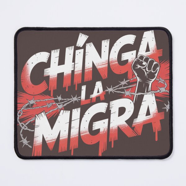 Item preview, Chinga La Migra - Bold Anti Immigration Police Statement Tee designed and sold by Homecrate01.