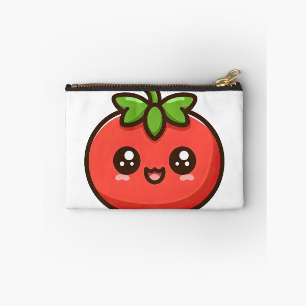 Item preview, Smiling Kawaii Tomato Cartoon Fruit Illustration designed and sold by ArtfulWeave.