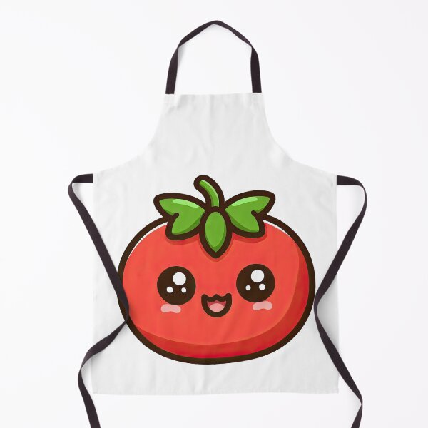 Item preview, Smiling Kawaii Tomato Cartoon Fruit Illustration designed and sold by ArtfulWeave.