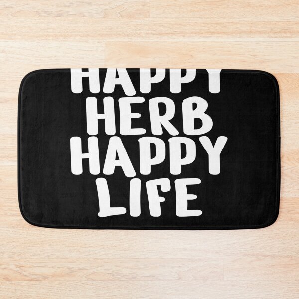 Item preview, Happy Herb Happy Life - Positive Herbal Statement designed and sold by GartenIdeen.