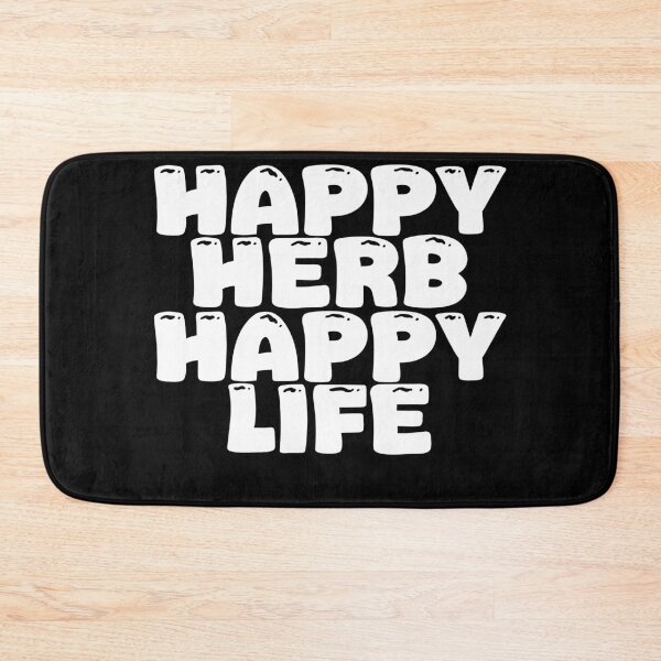 Item preview, Happy Herb Happy Life - Positive Herbal Statement designed and sold by GartenIdeen.