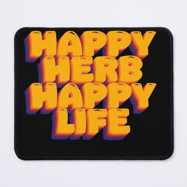 Item preview, Happy Herb Happy Life - Positive Herbal Statement designed and sold by GartenIdeen.