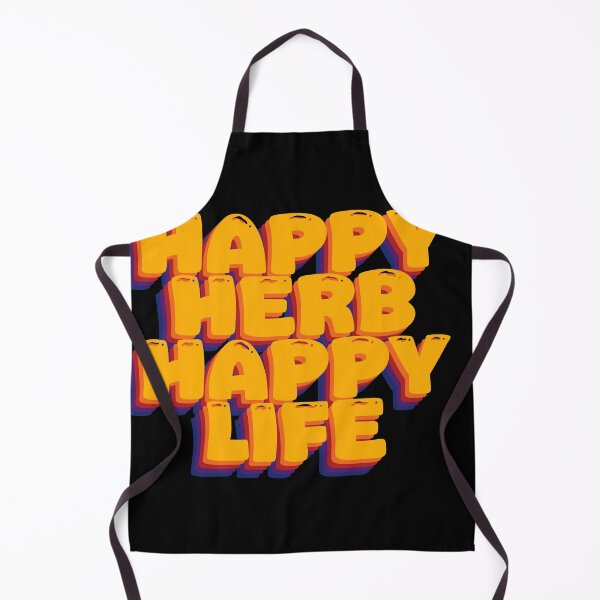Item preview, Happy Herb Happy Life - Positive Herbal Statement designed and sold by GartenIdeen.