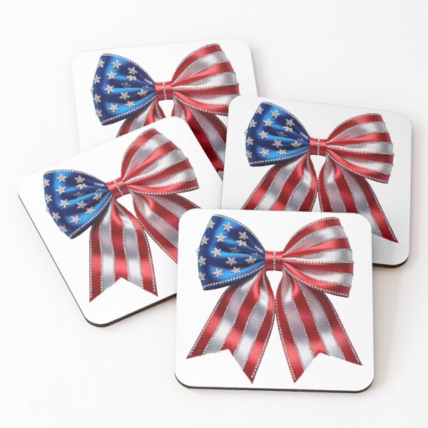 Item preview, 4th of July USA Flag Ribbon Bows SVG Bundle - Vintage Patriotic Fourth Bow Clipart Set. Digital Download. July 4th Transparent PNG Files designed and sold by ChattanoogaTee.