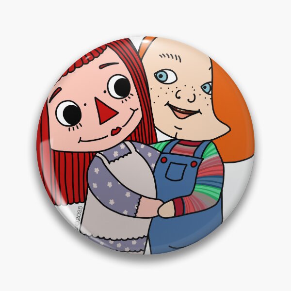 Artikelvorschau, Annabelle und Chucky entworfen und verkauft von FoxLovedDesigns.