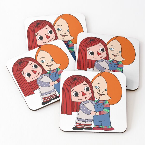 Aperçu de l'œuvre Annabelle et Chucky créée et vendue par FoxLovedDesigns.