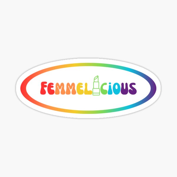 Item preview, Rainbow Femmelicious designed and sold by Mascalicious.
