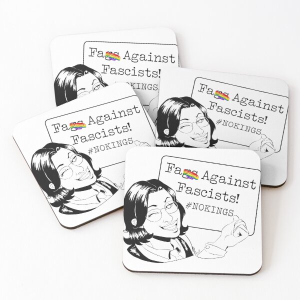 Item preview, Fs against fascists designed and sold by Rubberladybug.