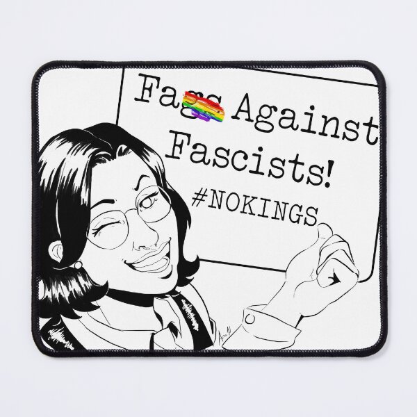 Item preview, Fs against fascists designed and sold by Rubberladybug.