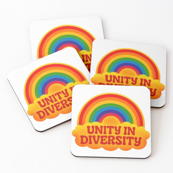 Item preview, Unity In Diversity Retro Rainbow designed and sold by Tiel05.