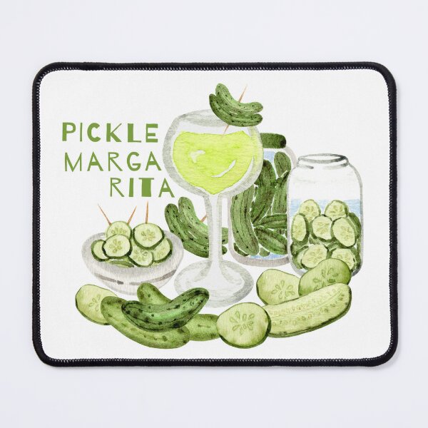 Item preview, Pickle Margarita Design in Watercolor designed and sold by andrebalest.art.