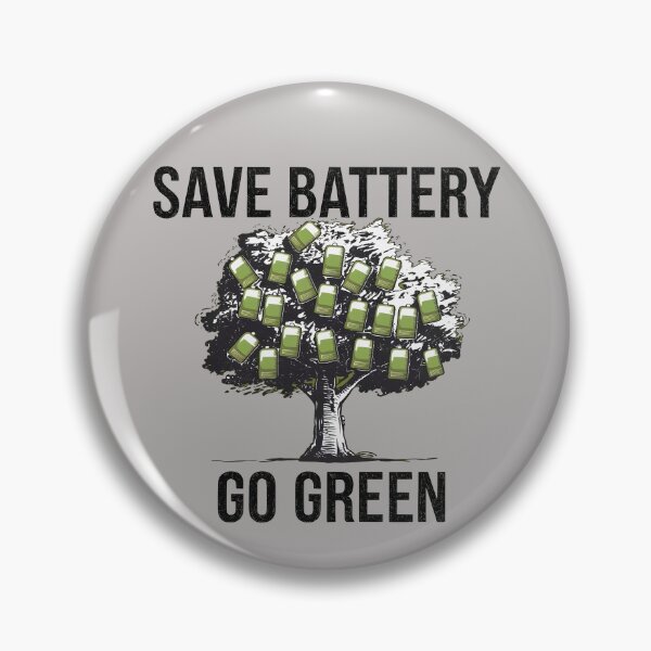 Item preview, Saving Batteries Going Green designed and sold by Printed Mistakes.