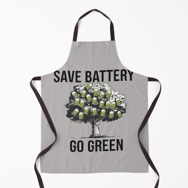 Item preview, Saving Batteries Going Green designed and sold by Printed Mistakes.