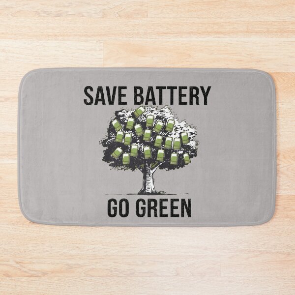 Item preview, Saving Batteries Going Green designed and sold by Printed Mistakes.