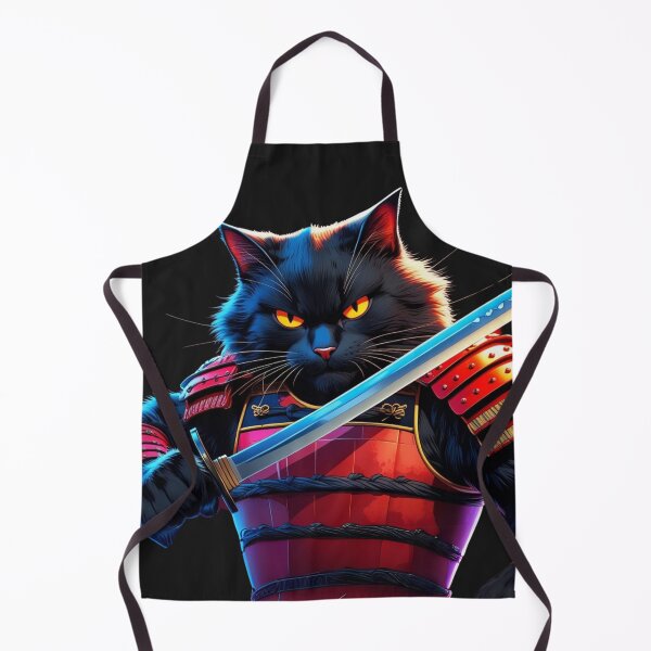Item preview, Kaoru – Samurai Cat with Katana | Epic Feline Warrior | Japanese Anime Style designed and sold by All Creative Designer.