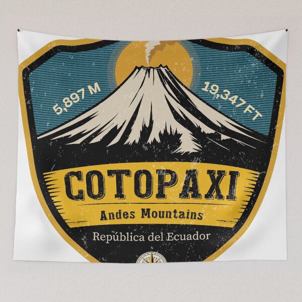 Item preview, Cotopaxi Volcano Ecuador National Park Badge designed and sold by Vale150.