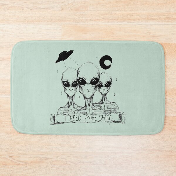 Item preview, I Need More Space Alien Sketch (Transparent) designed and sold by emgrace36.
