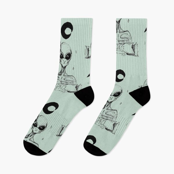 Item preview, I Need More Space Alien Sketch (Transparent) designed and sold by emgrace36.