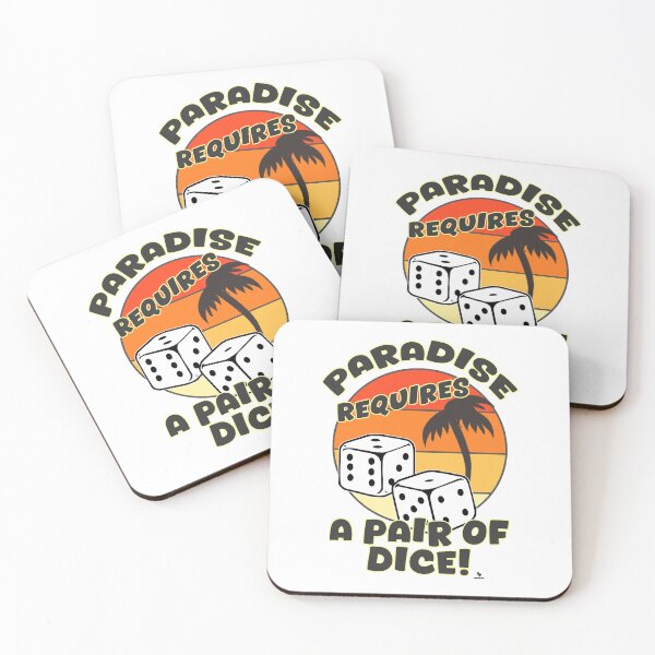 Item preview, Pair Of Dice Funny Boardgame Design Art designed and sold by mytshirtfort.