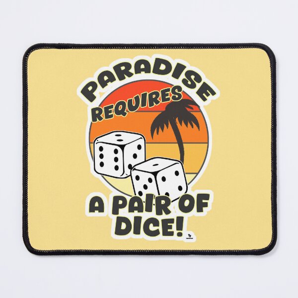 Item preview, Pair Of Dice Funny Boardgame Design Art designed and sold by mytshirtfort.